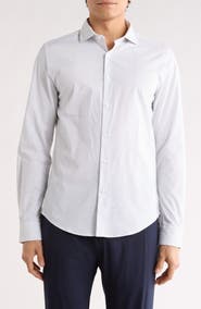 DENIM AND FLOWER Pop Geometric Button-Up Shirt