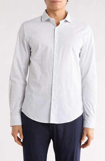 Pop Geometric Button-Up Shirt