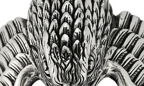 Yield Of Men Eagle Ring In Metallic