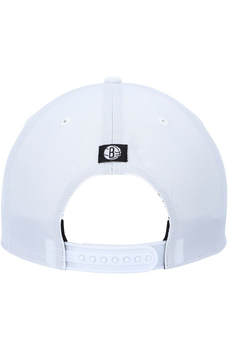 '47 Men's '47  White Brooklyn Nets Downburst Hitch Snapback Hat, Alternate, color, 