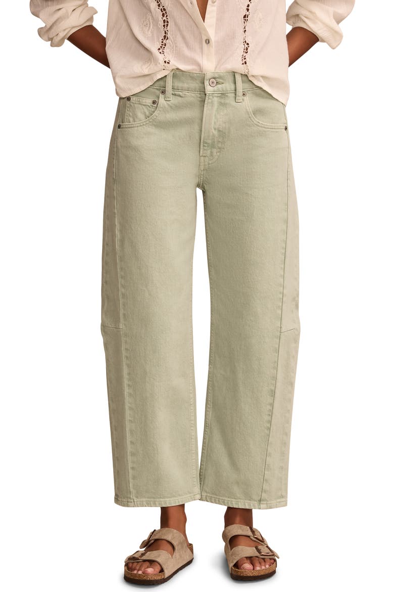 Barrel Leg Jeans, Main, color, MINTY FRESH WASH