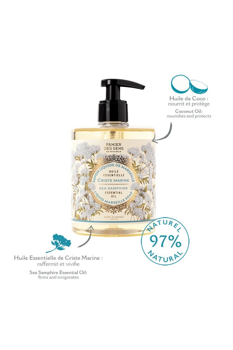 Sea Samphire Liquid Marseille Soap, Alternate, color, Green