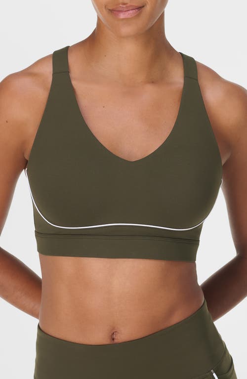 Sweaty Betty Power Pulse Sports Bra In Brown