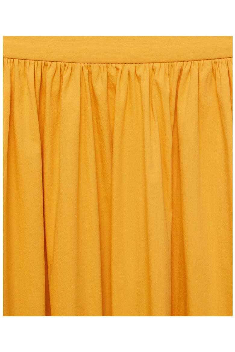 Sunny Cotton Blend Skirt, Alternate, color, MUSTARD