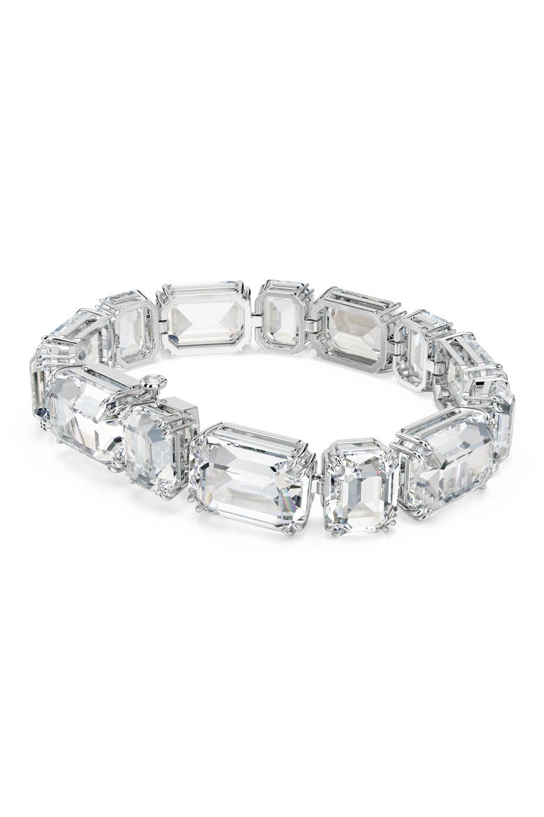 Millenia Crystal Bracelet, Alternate, color, WHITE