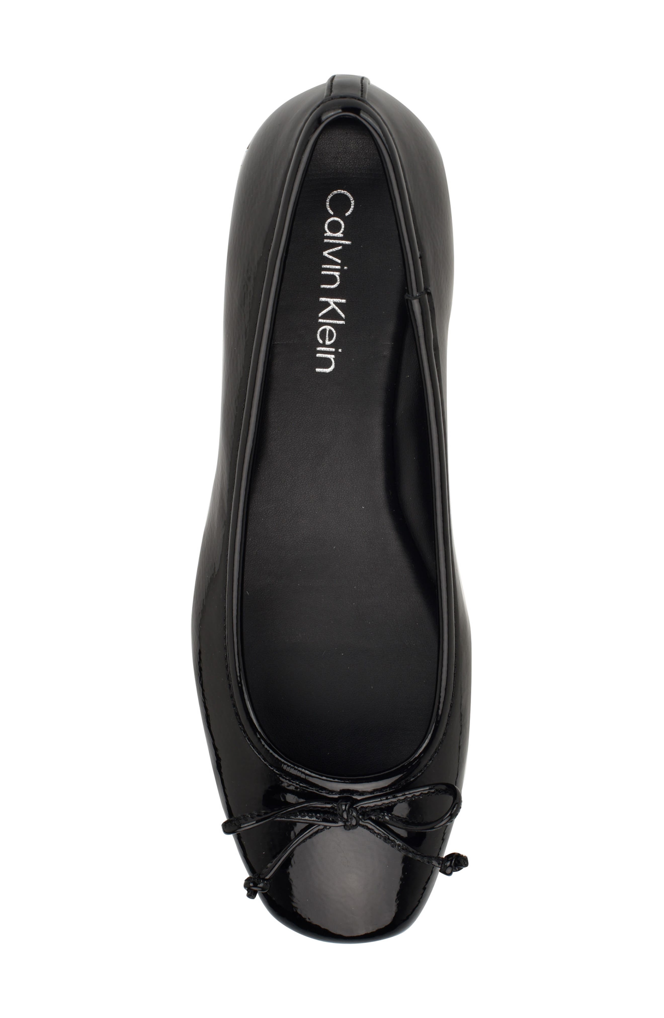 Calvin Klein Bronte Ballet Flat, Alternate, color, Black/Black