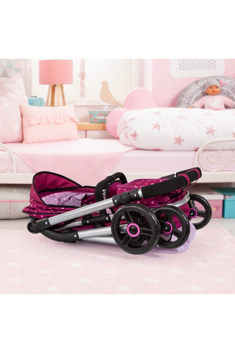 City Doll Pram For Dolls Up to 20 Inches, Alternate, color, Red