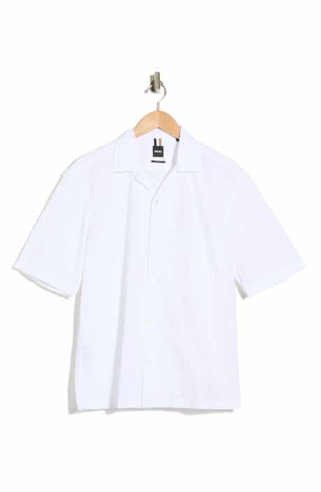 BOSS Lars Short Sleeve Button-Up Shirt