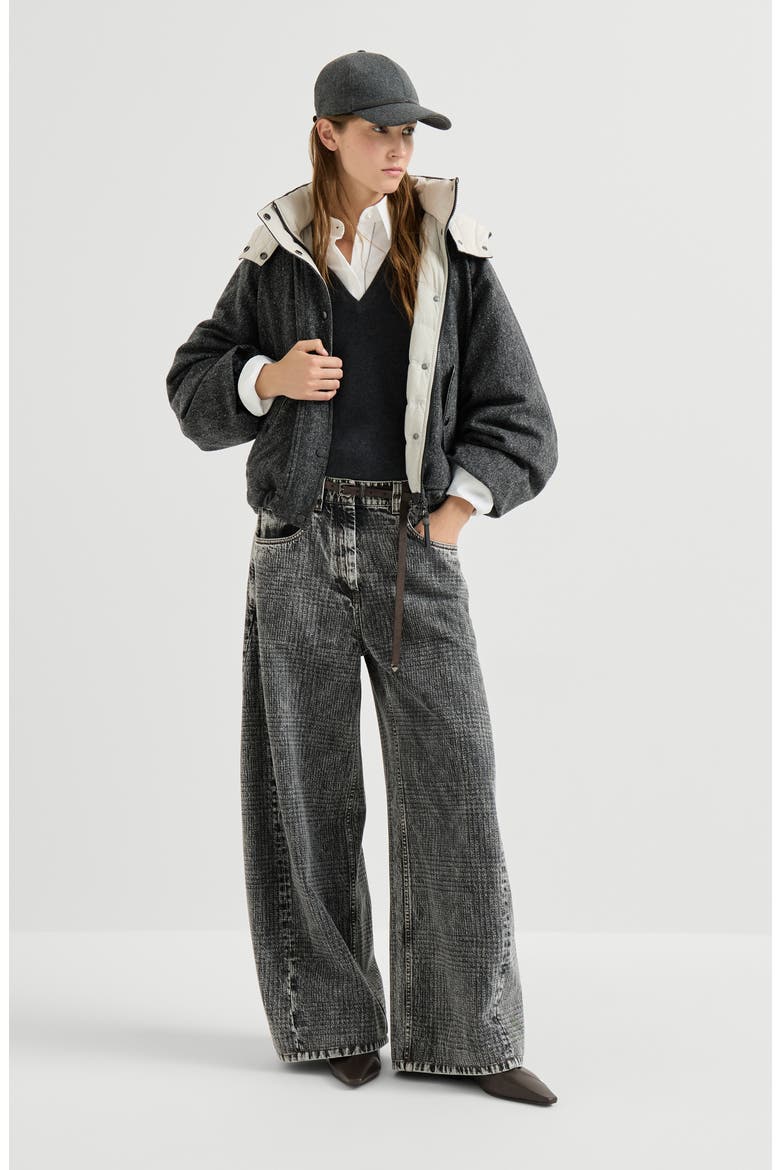 Cashmere sweater with monili, Alternate, color, Dark Grey