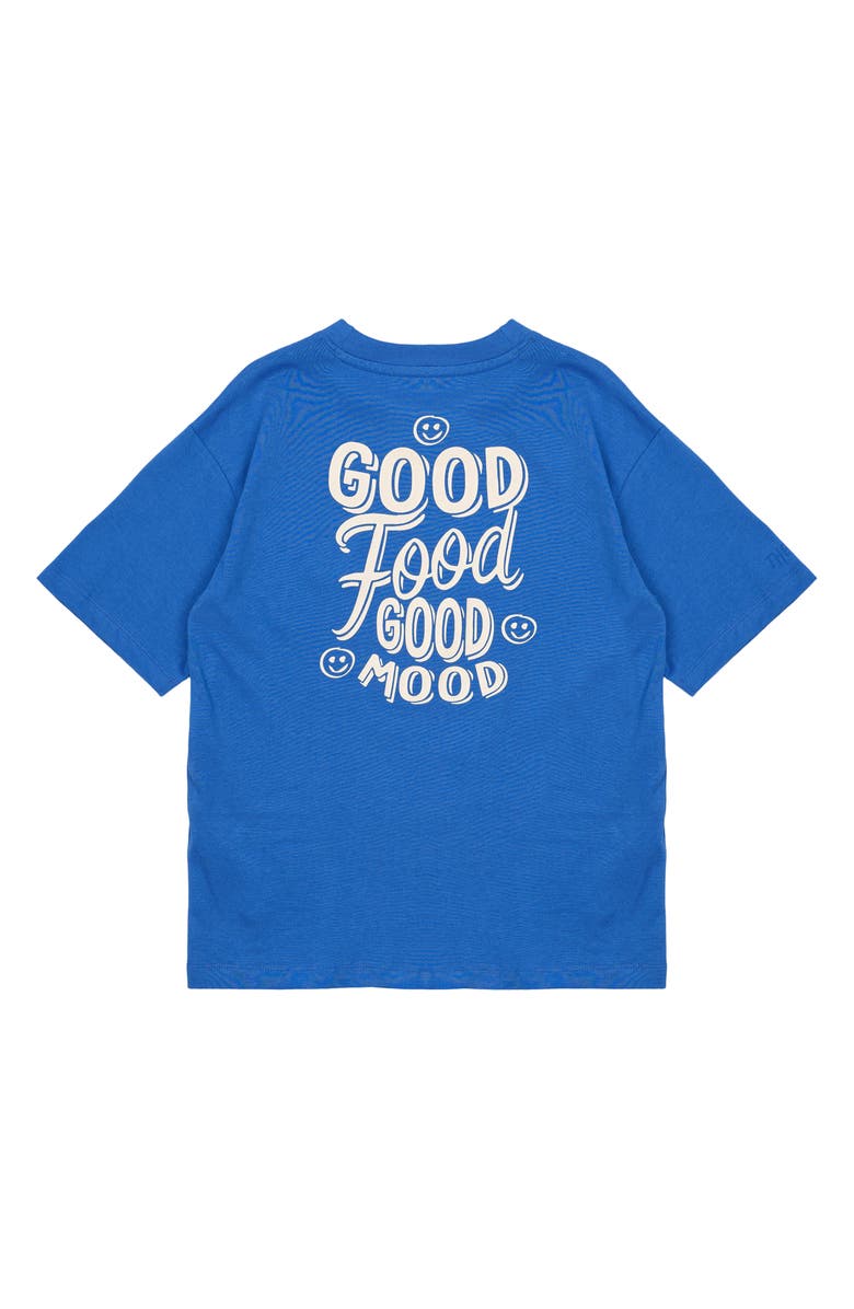THE NEW Kids' Norwood Oversize Good Mood Organic Cotton Graphic T-Shirt, Alternate, color, Daphne
