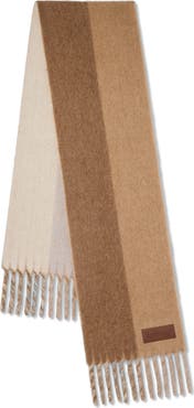 Mulberry Colour Block Textured Scarf