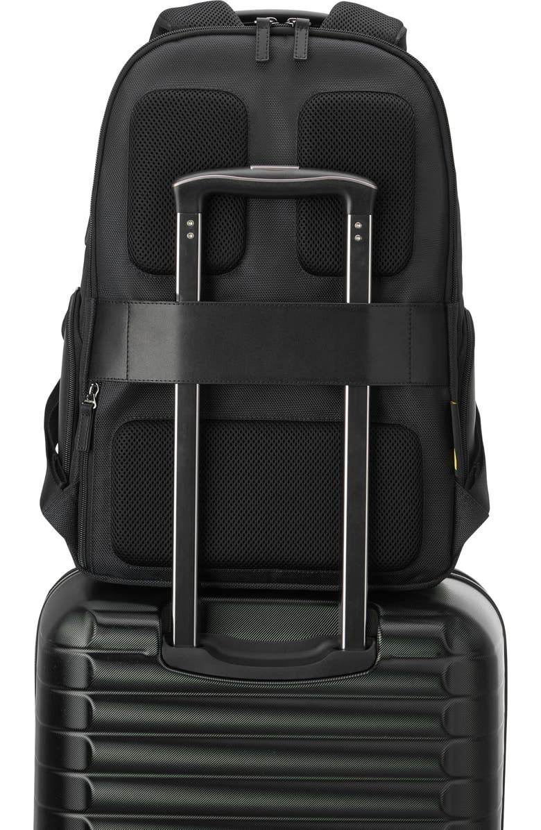 Delsey Paris Wagram Laptop Travel Backpack with 15.6" Laptop Sleeve, Alternate, color, Black