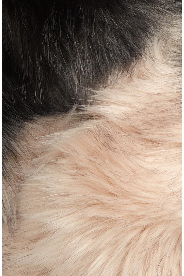 Faux Fur Scarf, Alternate, color, IVORY COMBO