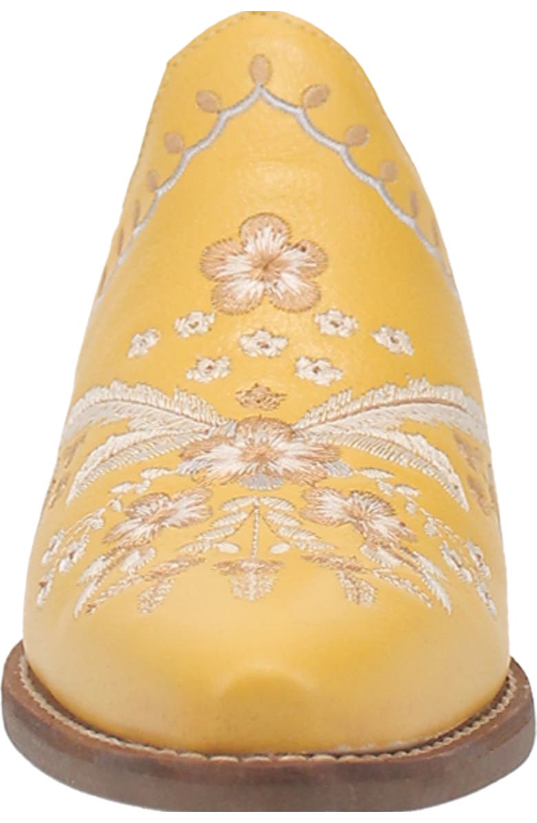 Dingo Wildflower Mule, Alternate, color, Yellow