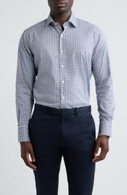 Peter Millar Atlas Crown Check Stretch Sport Shirt