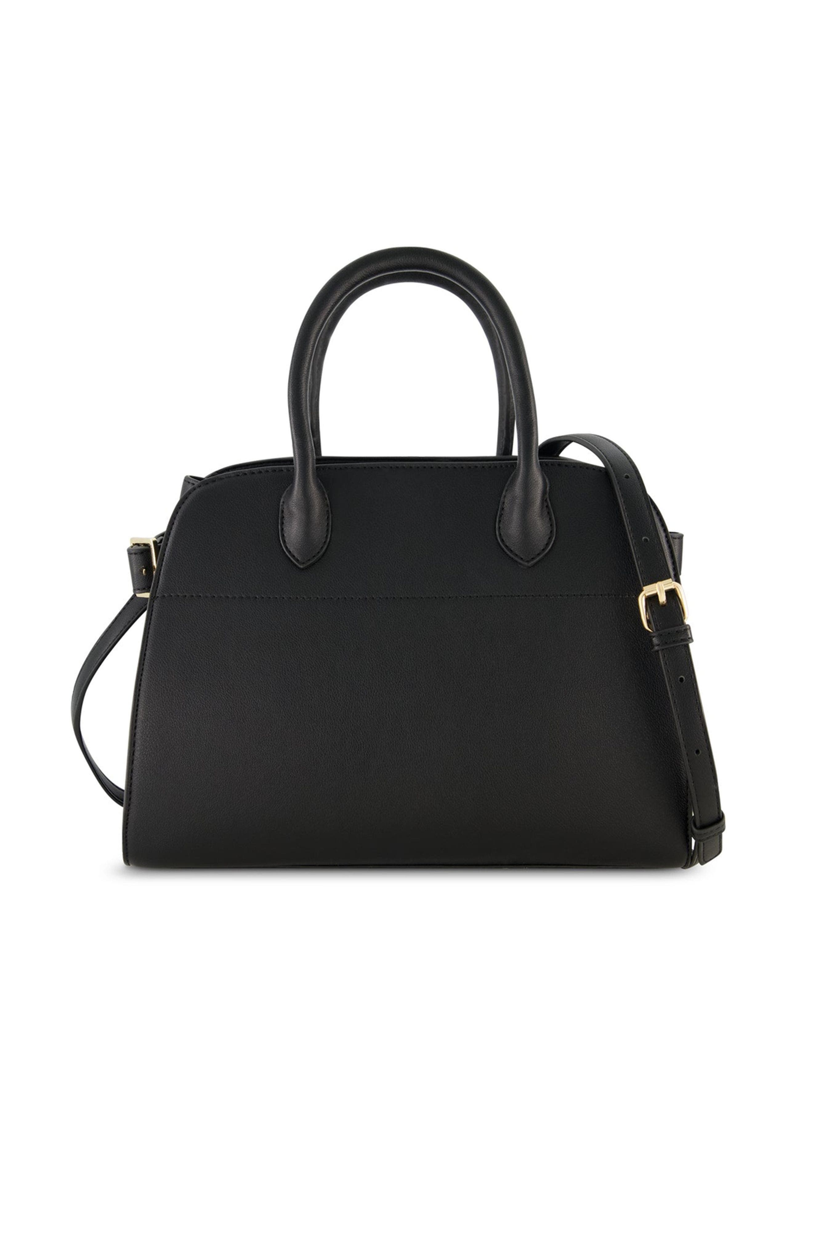 The Noli Shop Margo Leather Bag, Main, color, Black