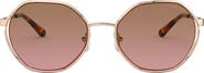 Michael Kors 57mm Gradient Round Sunglasses