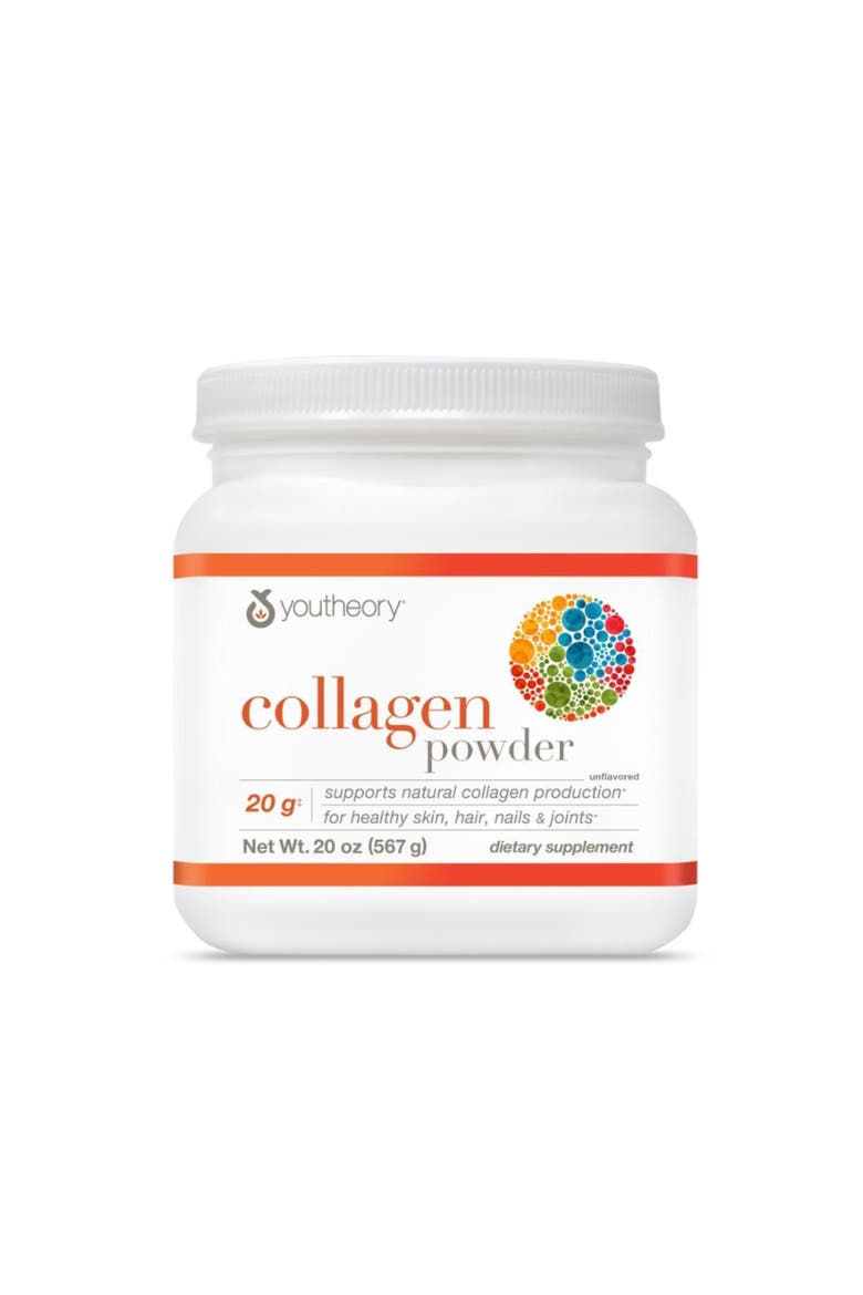 Premium Hydrolyzed Collagen Powder with Vitamin C and Biotin 20 oz, Main, color, None