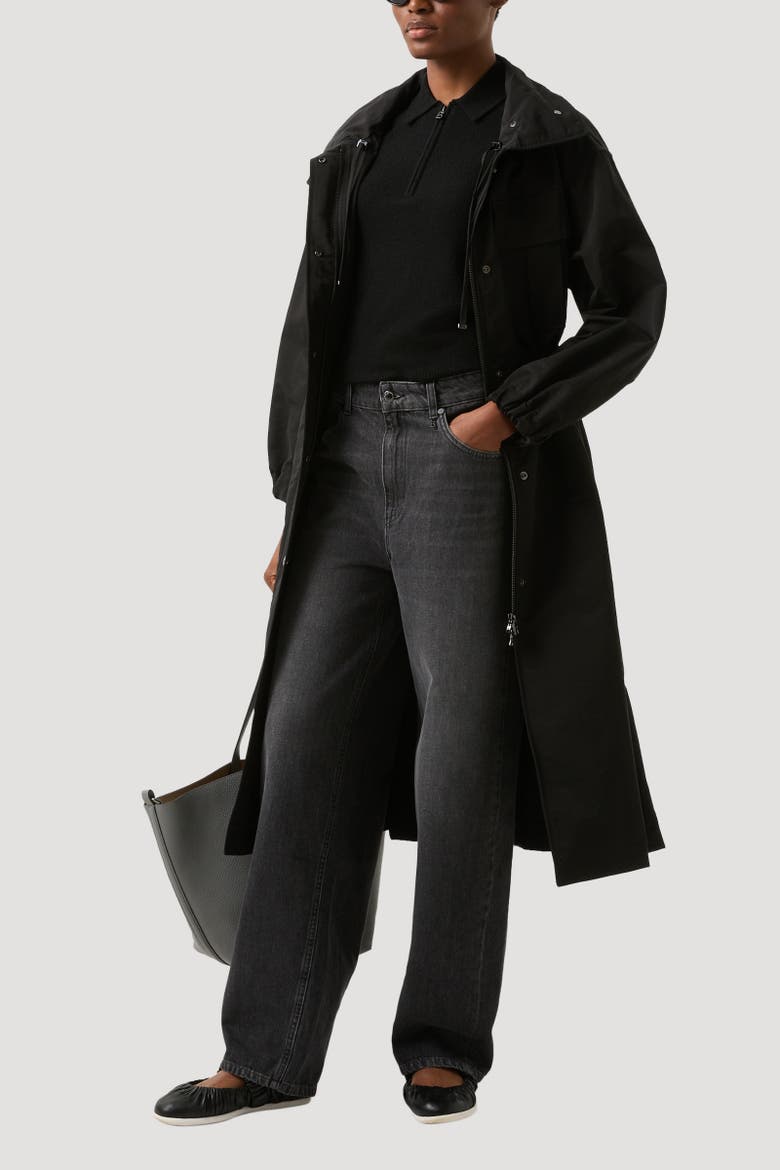 Barrel Fit Jeans Bina, Alternate, color, Dark gray