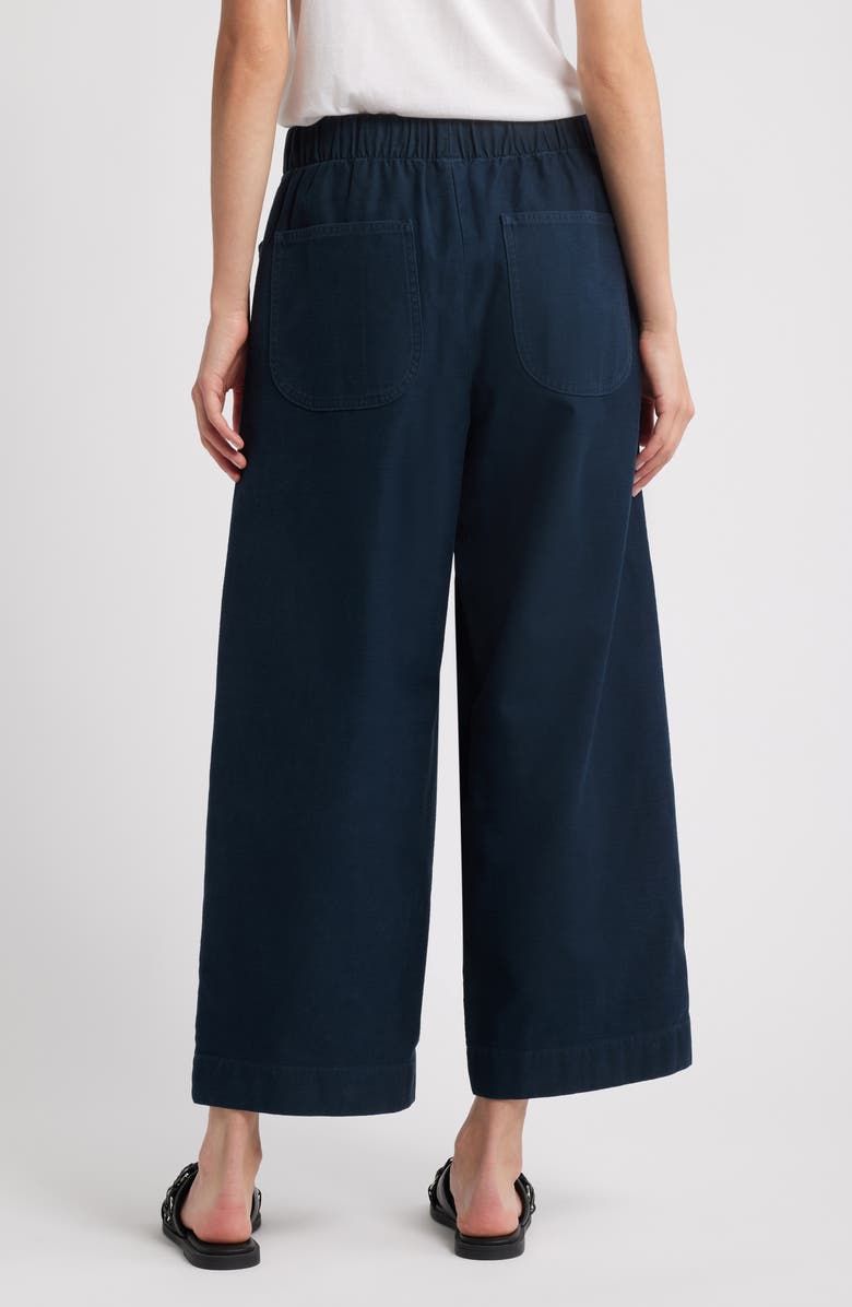 rag & bone Cleo Wide Leg Cotton Drawstring Pants, Alternate, color, Sal