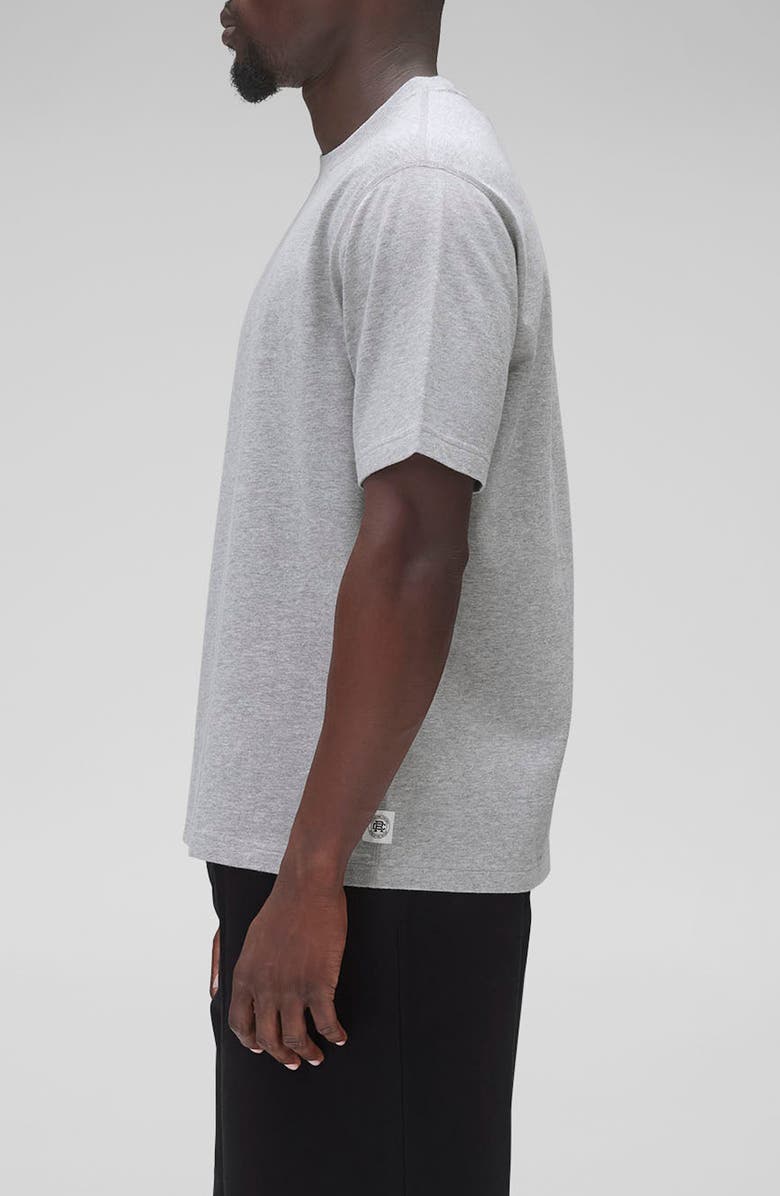 Reigning Champ Midweight Jersey T-Shirt, Alternate, color, Heather Grey