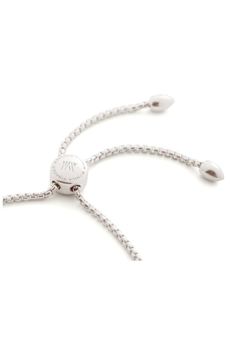 Stellar Pavé Diamond Mini Bar Bracelet, Alternate, color, SILVER