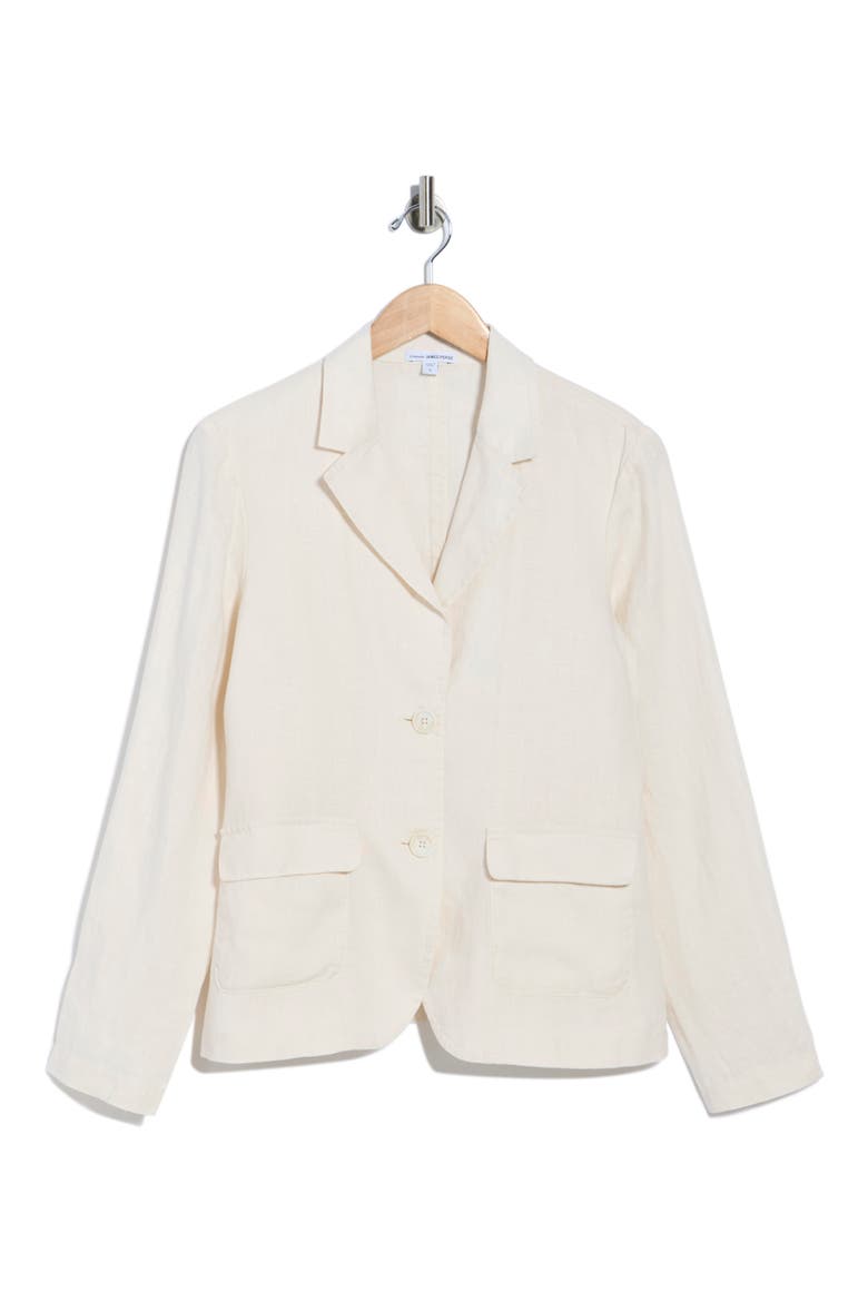 Linen Blazer, Alternate, color, ALABASTER