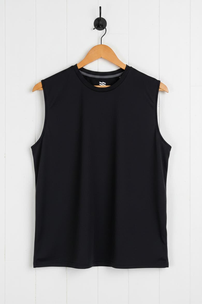 Men's Baseline DriComfort Tank Top, Alternate, color, Black