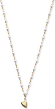 Argento Vivo Sterling Silver Heart Pendant Necklace