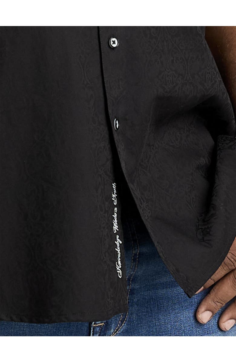 Robert Graham DXL Luther Sport Shirt, Alternate, color, Black