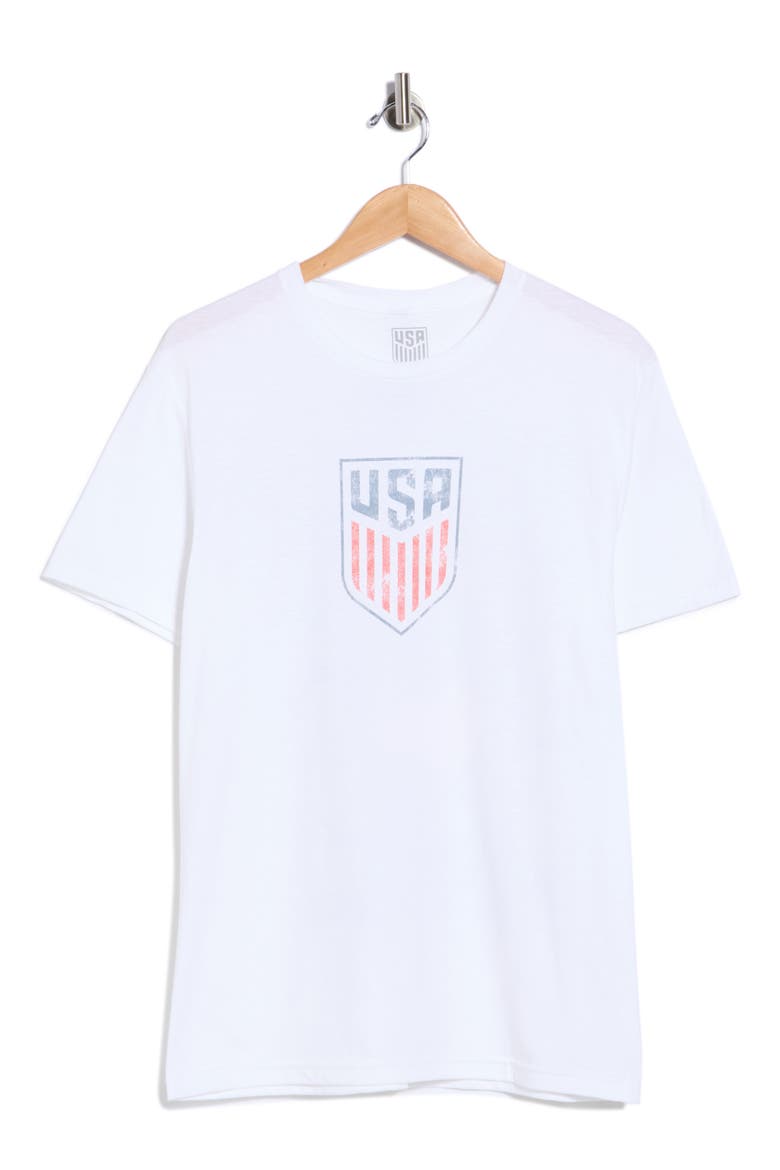 USA United Cotton Graphic T-Shirt, Alternate, color, WHITE