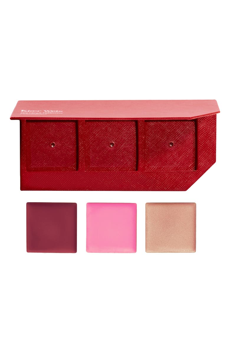 Kjaer Weis The Cheek Collective Cream Blush & Cream Glow Highlighter Palette, Alternate, color, 