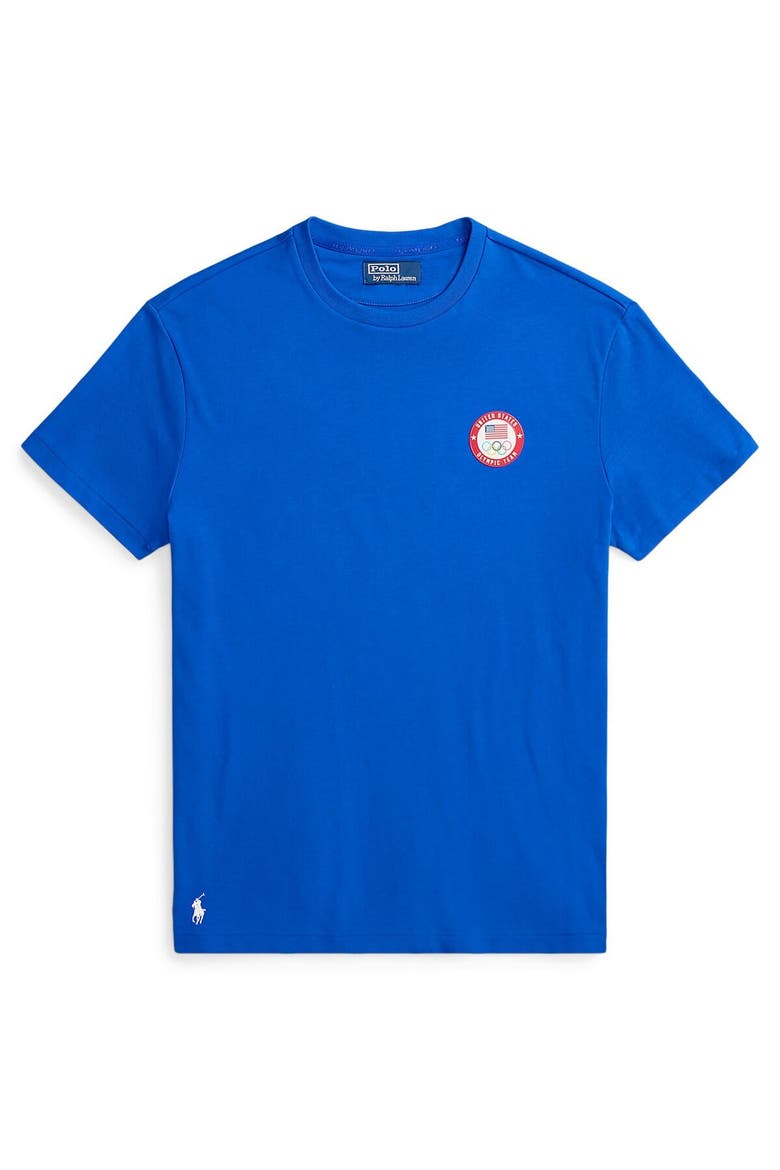 Men's Polo Ralph Lauren Team USA Graphic T-Shirt, Main, color, Blue