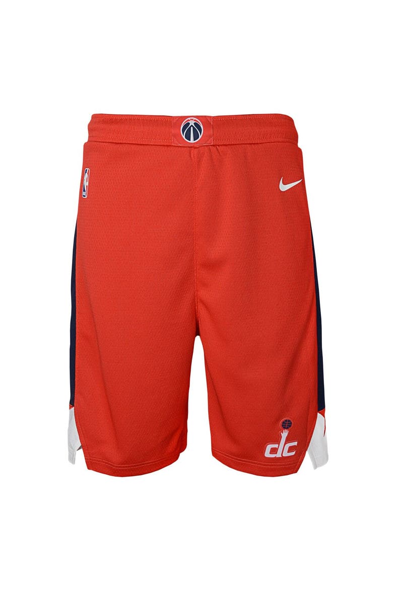 Youth Nike Red Washington Wizards Swingman Performance Shorts – Icon Edition, Main, color, Red
