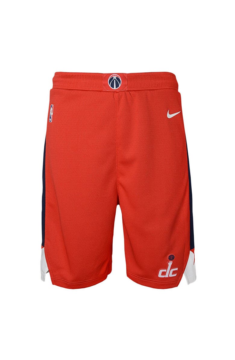 Nike Youth Nike Red Washington Wizards Swingman Performance Shorts – Icon Edition, Main, color, Red