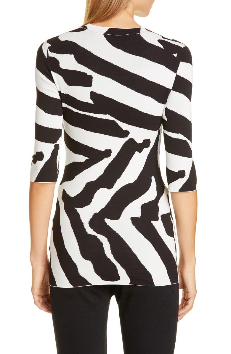 Proenza Schouler Animal Pattern Sweater, Alternate, color,