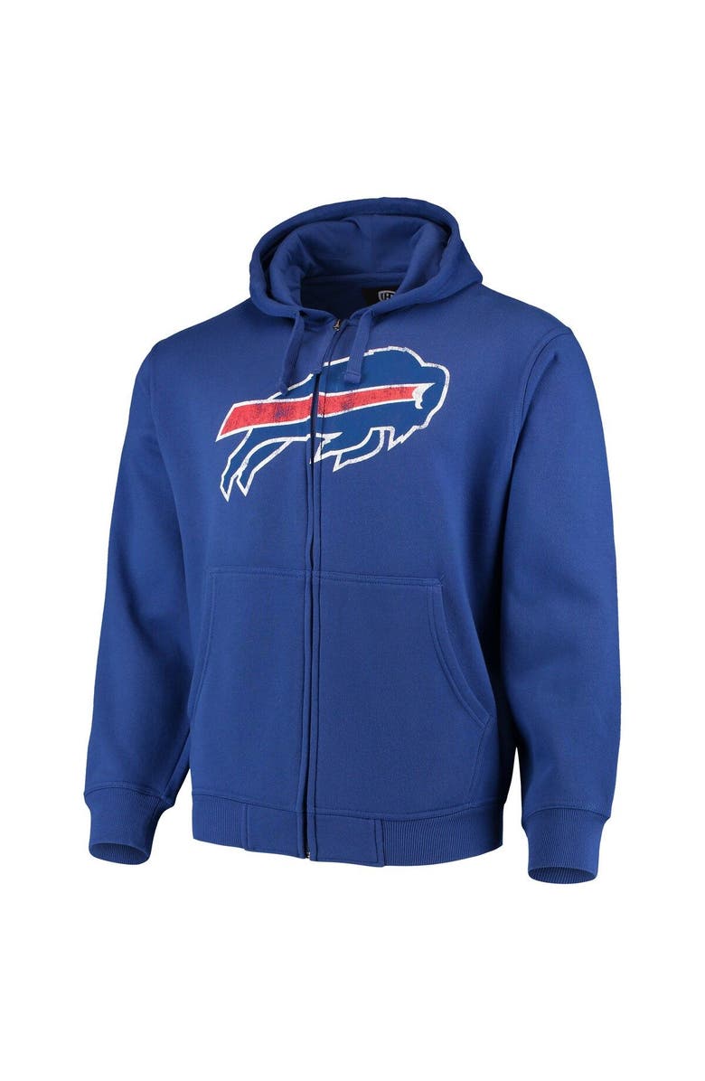 STARTER Men's G-III Sports by Carl Banks Royal Buffalo Bills Primary Logo Full-Zip Hoodie, Alternate, color, 