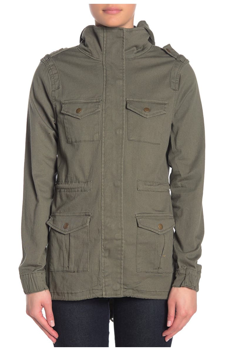 Tinsel High/Low Utility Jacket, Alternate, color,