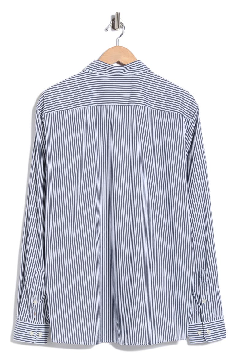 Roan Slim Fit Stretch Button-Up Shirt, Alternate, color, DARK BLUE