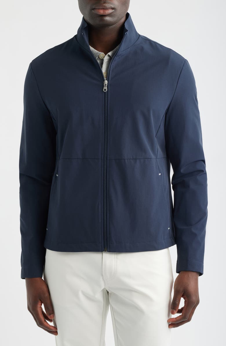 Scott Barber The Water Resistant Windbreaker, Alternate, color, Midnight
