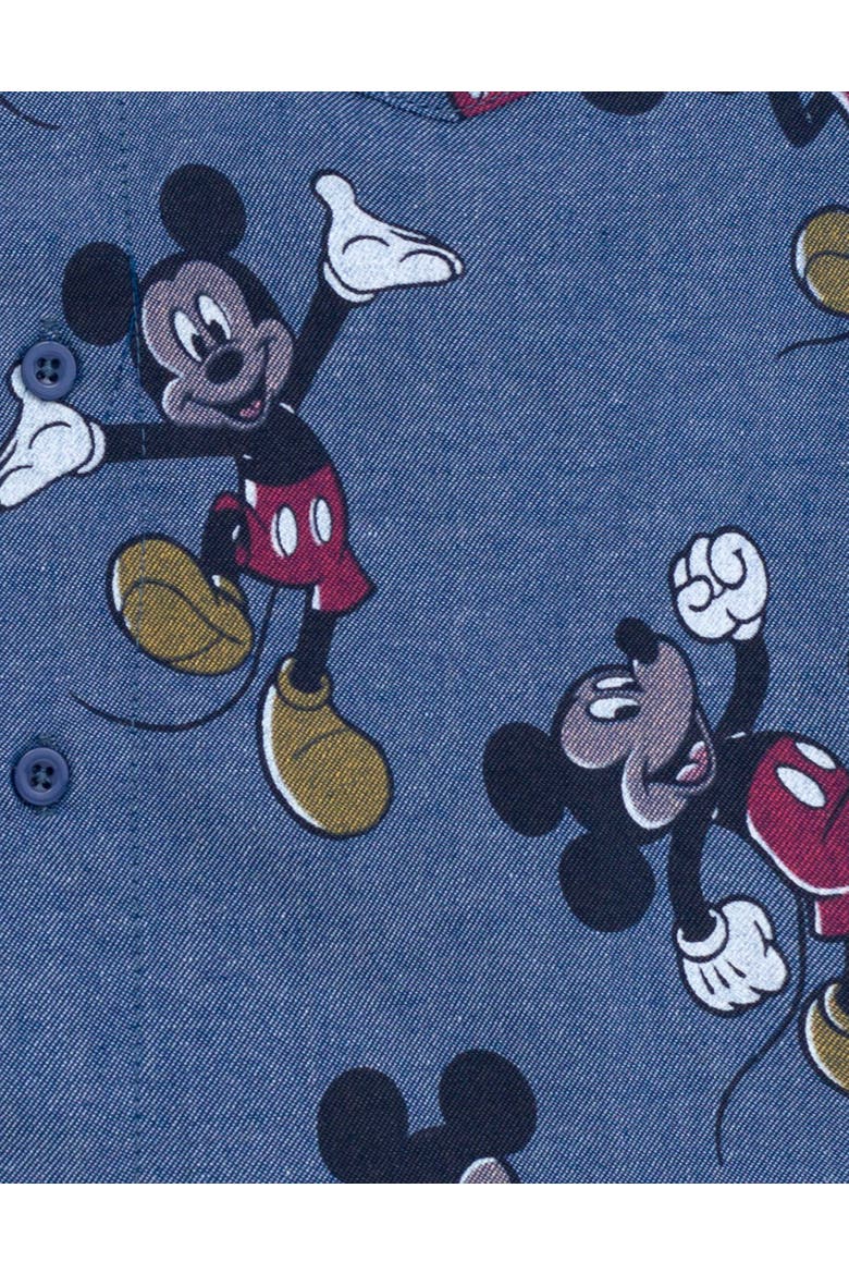 Mickey Mouse Romper Dress and Shorts Set, Alternate, color, Chambray Mickey Mouse