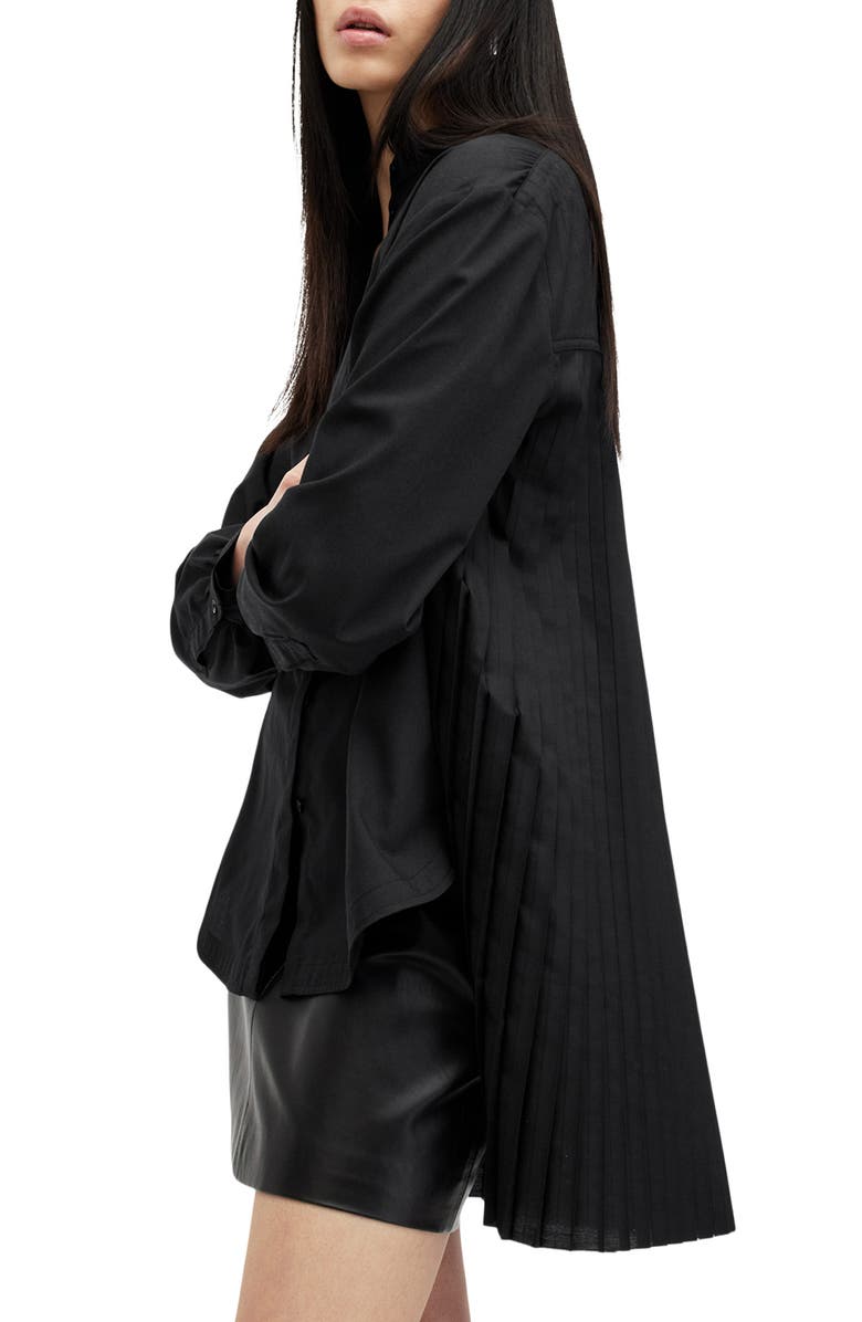 AllSaints Percy Oversize Button-Up Shirt, Alternate, color,