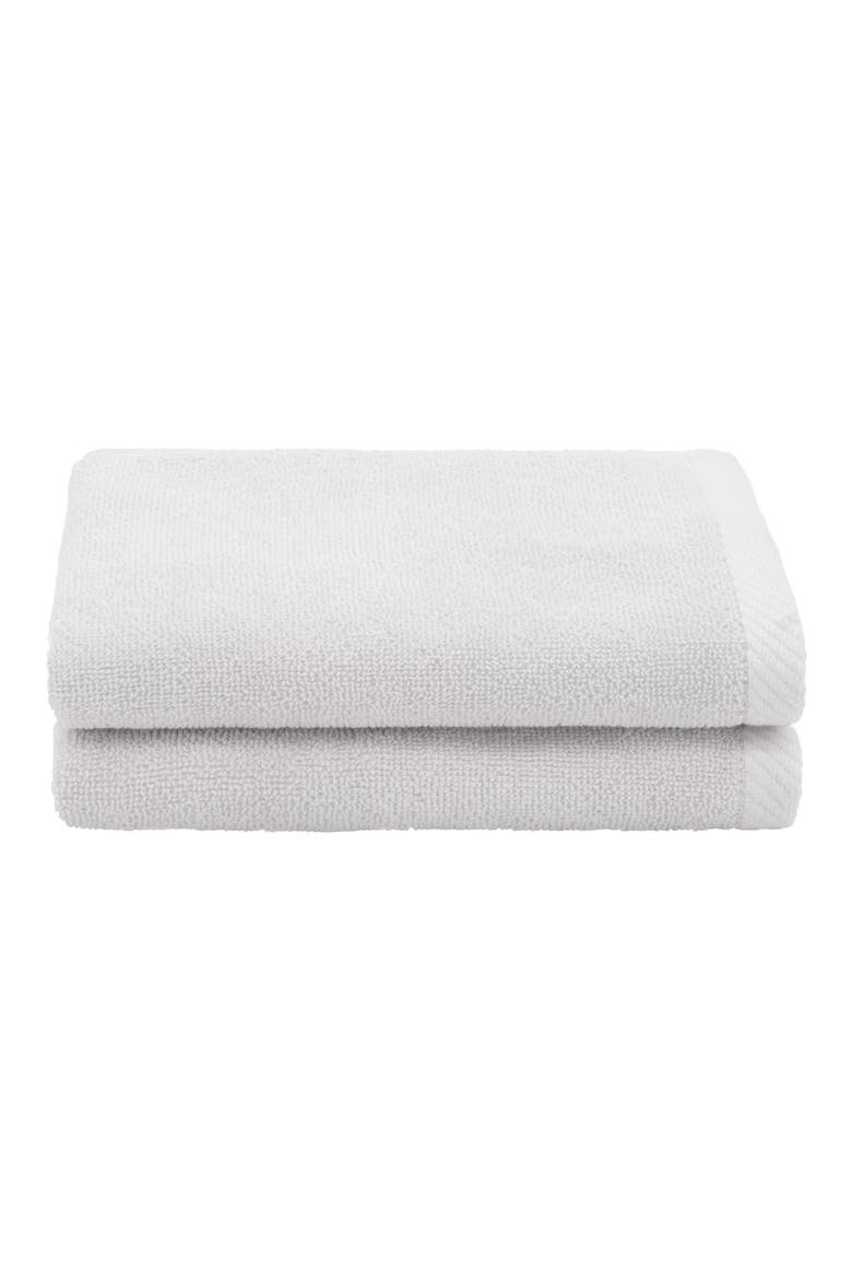 2-Pack Ediree Cotton Fingertip Towel Set, Alternate, color, SILVER