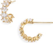 Kendra Scott Cailin Cubic Zirconia Huggie Hoop Earrings