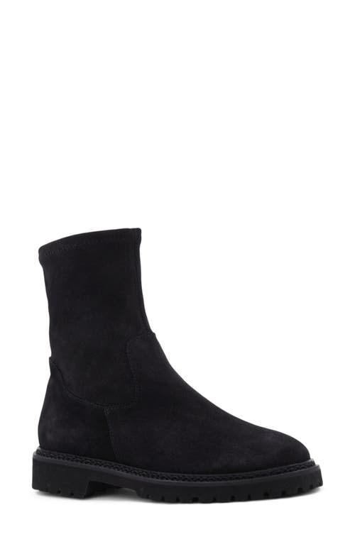 Aquatalia Maryann Suede Bootie In Black