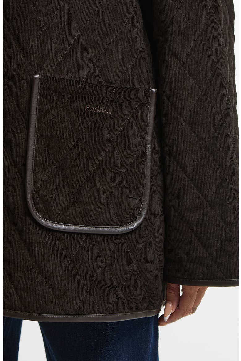 Marlow Quilted Jacket, Alternate, color, DK BROWN/ SHADOW CLASSIC