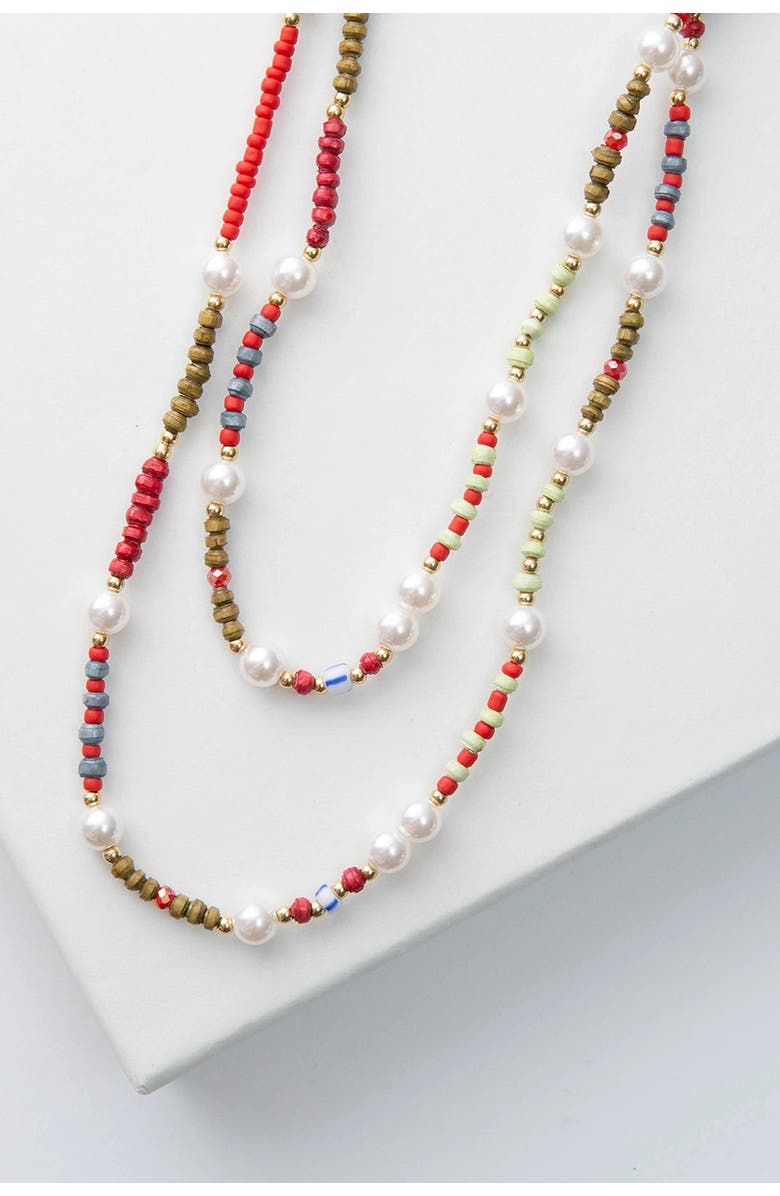 Noonday Lulu Wrap Necklace, Main, color, Gold