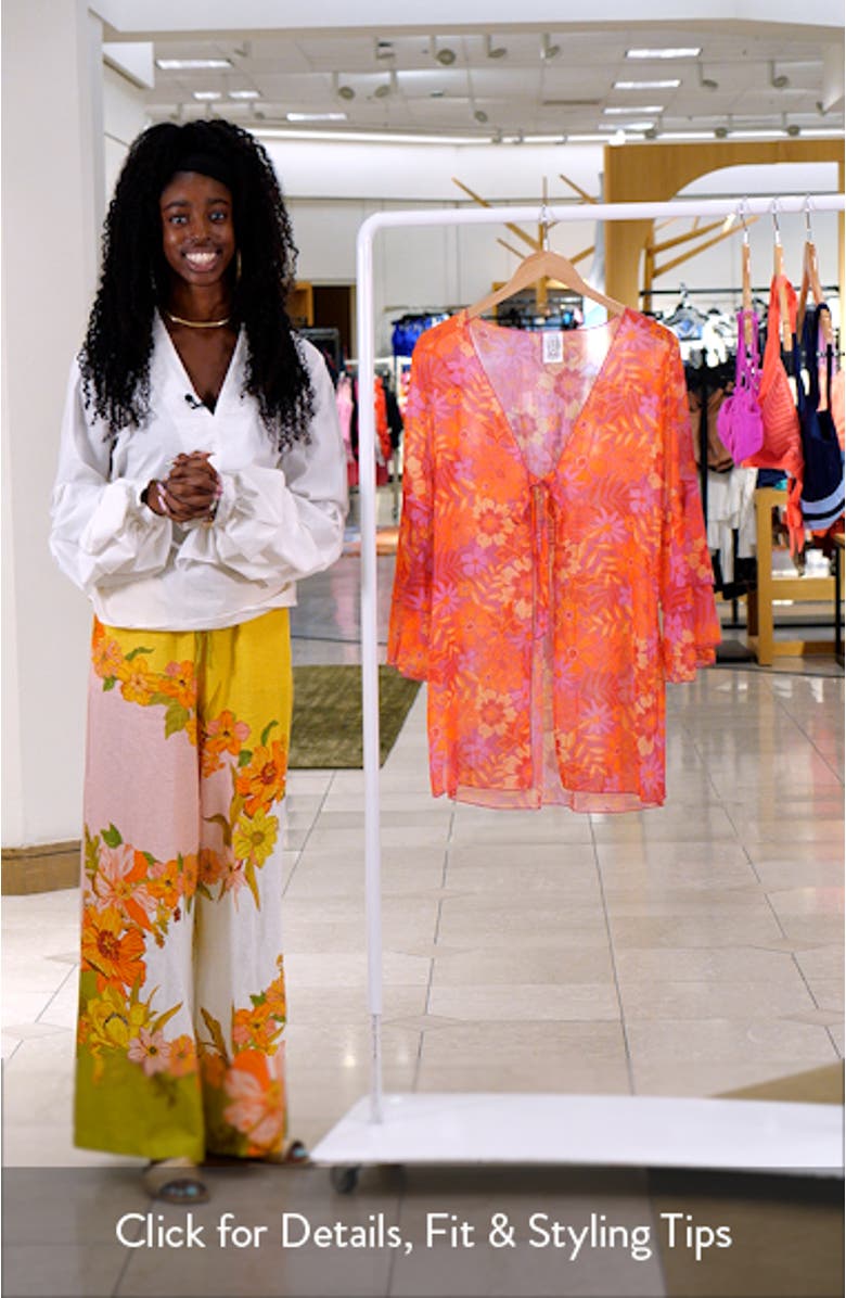 Copacabana Chiffon Cover-Up Tunic, sales video thumbnail