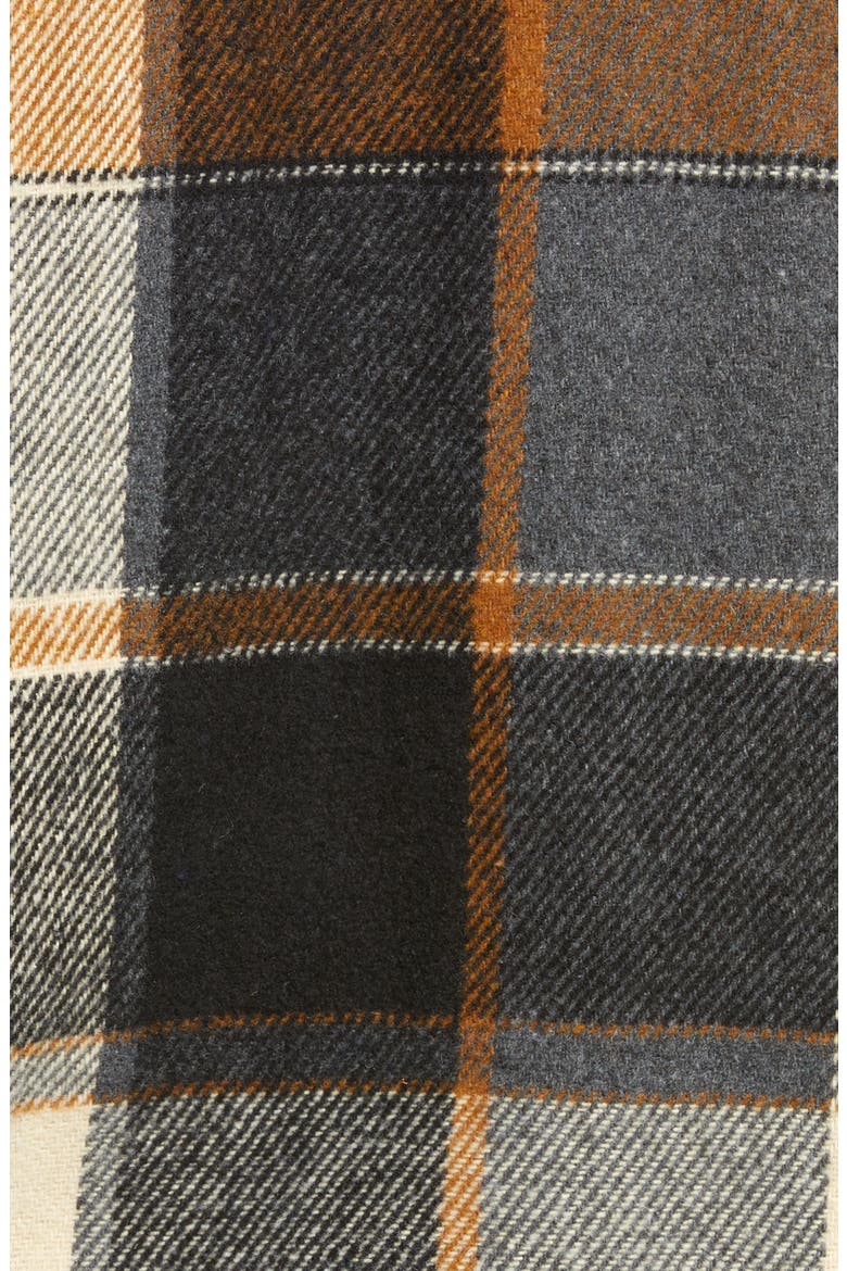 Plaid Shirt Jacket, Alternate, color, BROWN BELFAR PLAID