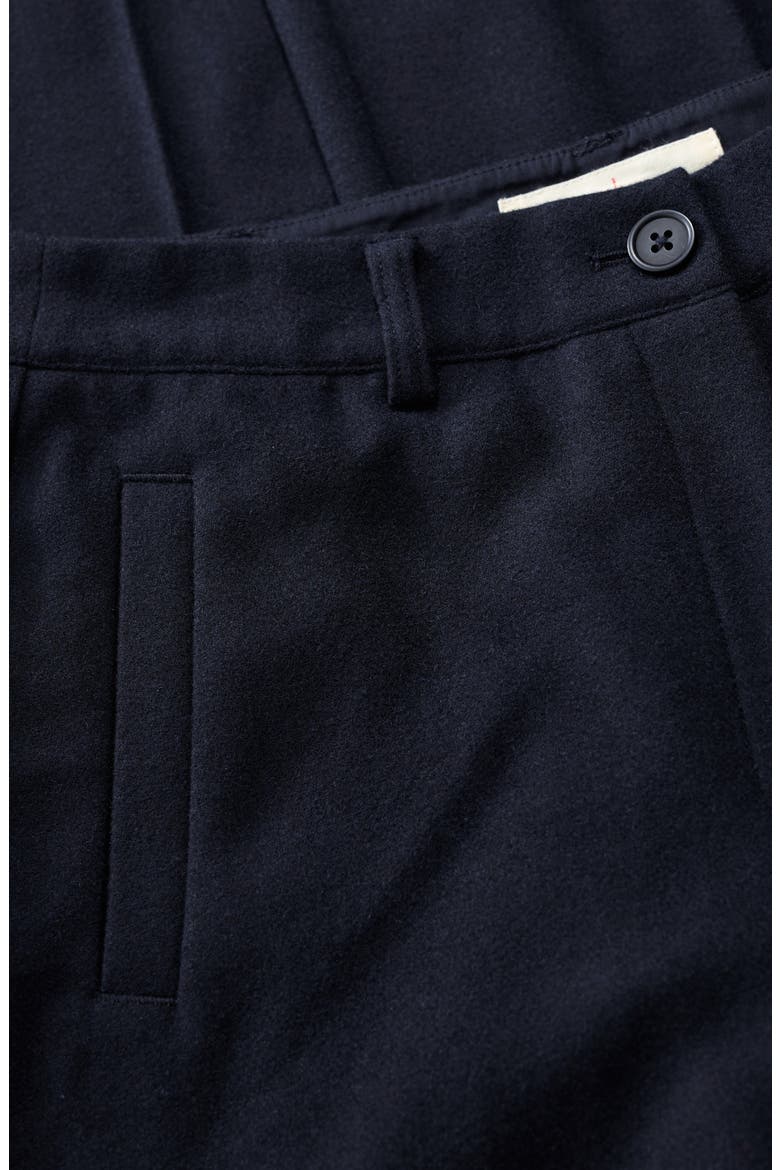 Lowena Straight Leg Recycled Wool Blend Pants, Alternate, color, MARITIME